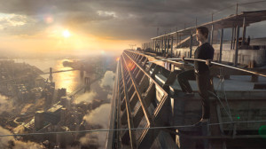 Philippe Petit (Joseph Gordon-Levitt) in TriStar Pictures' THE WALK.