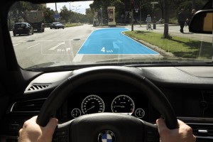 Research project Augmented Reality - contact-analogue Head-Up Display (10/2011)