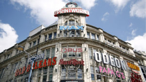 Mandatory Credit: Photo by Paul Brown/REX/Shutterstock (1200422j) The Printworks in Manchester, England, Britain Manchester, Britain - Jun 2010