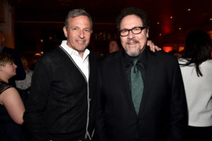 HOLLYWOOD, CALIFORNIA - APRIL 04: CEO, The Walt Disney Company, Bob Iger (L) and director Jon Favreau attend The World Premiere of Disney's "THE JUNGLE BOOK" at the El Capitan Theatre on April 4, 2016 in Hollywood, California. (Photo by Alberto E. Rodriguez/Getty Images for Disney)